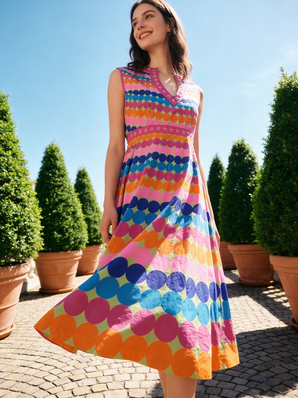 Rare Fish Fry Manish Arora Maximalist Psychedelic Print Size Medium Dress Y2K
